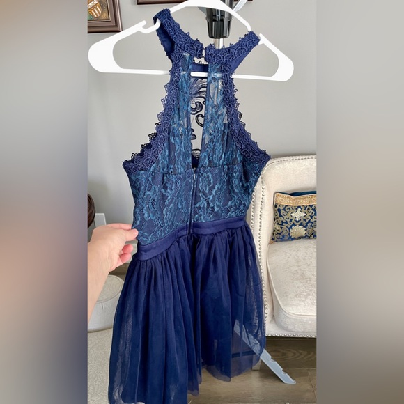 Yaya&Co Blue Tulle Dress - Picture 7 of 7